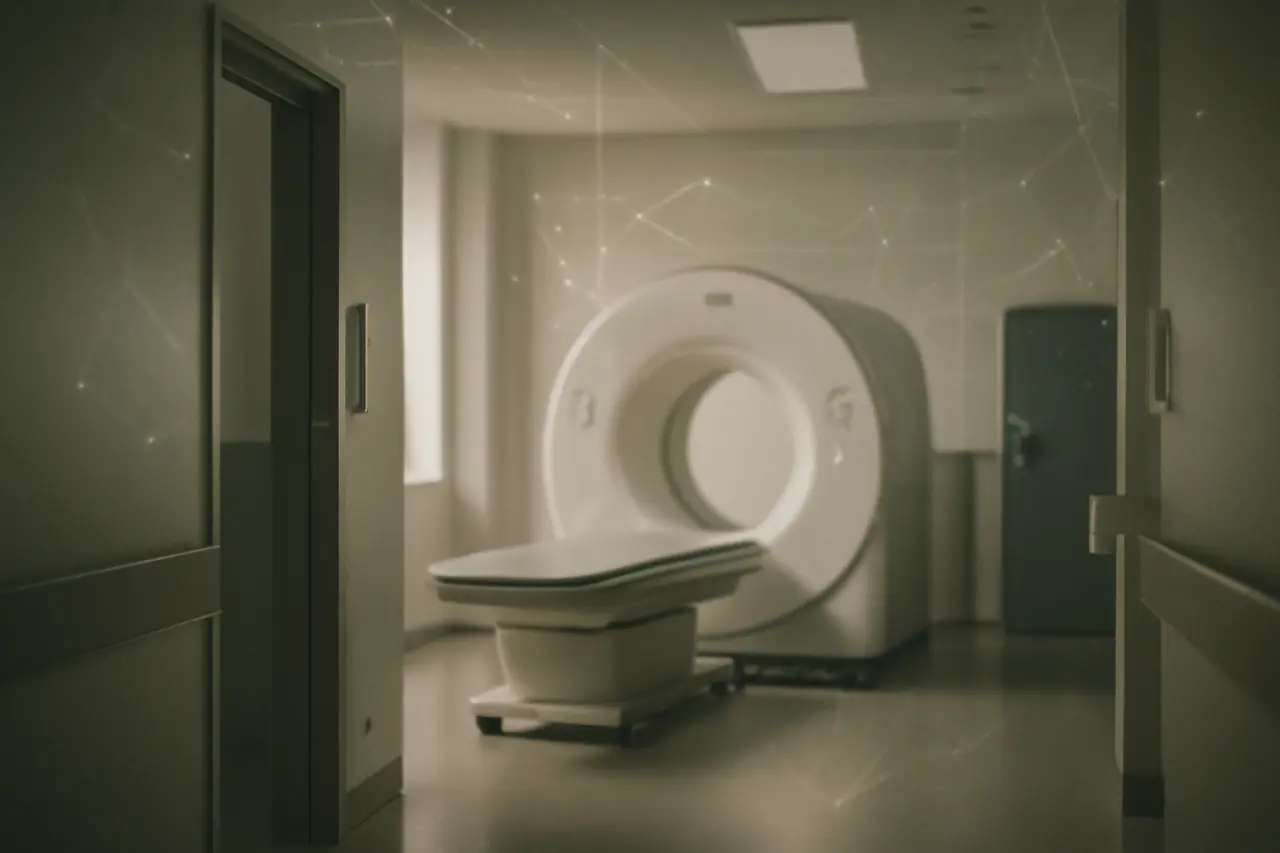 Editorial illustrasjon av kunstig intelligens i norsk helsesektoren